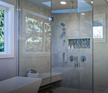 frameless shower door